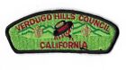 Verdugo Hills Council BSA California CSP Patch BLACK Border [NAN-2080]