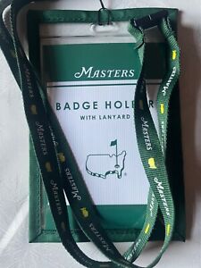 Masters Badge Holder Lanyard Ticket Holder From Augusta National Brand New