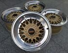 SET OF BBS Replica (BRS) 15 100x4 ET 25. 7.5 Inc Width Used. Made in Japan.