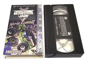 Monster Jam World Finals II Freestyle VHS 2001 Clear Channel Like New