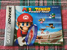 New ListingMario Tennis Power Tour - Game Boy Advance - GBA - Authentic - Manual Only!