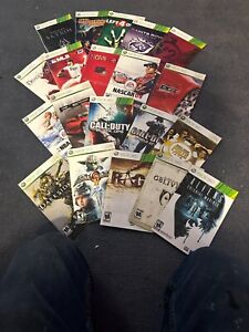 Xbox 360 game manuel inserts bundle lot pick and choose buyers choice.