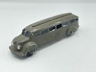 TootsieToys - US Greyhound Bus/Coach In Military Green 1026 Wooden Wheels