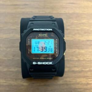 Casio G-Shock Dw-5600 A Bathing Ape Collaboration No Box Used From Japan