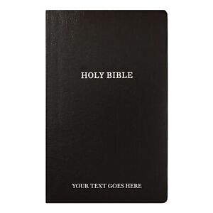 Personalized Custom KJV Bible King James Version Faux Leather with Name & Text