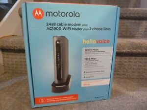 Motorola MT7711 24X8 Cable Modem AC1900 Wi-Fi -  Router Xfinity - NEW SEALED