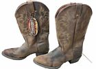 Justin Boots Men’s Stampede Western Cowboy Boot J-Flex Comfort Sz12D, Style 2551