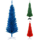 5' Artificial Pencil Christmas Tree, Slim Xmas Tree with Realistic Branch Tips