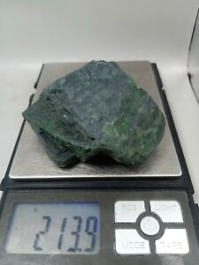 213grams Burmese Mawsitsit Jade Rough Cut 100%Authentic Natural Mawsitsit Slab