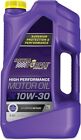 Royal Purple 51130 SAE 10W-30 High Performance Synthetic Motor Oil - 5 qt