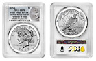 2023 S Peace Silver Dollar $1 Reverse PCGS PR70 First Day Of Issue W/OGP #764
