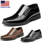 Men's Dress Loafers Slip On Shoes Business Oxfords Party Wedding Shoes Wide Size