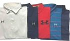 Lot Of 5 Under Armour Loose Heat Gear Men’s Polo Shirts XL Short Sleeve