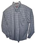 Nordstrom Dress Button Shirt Mens XL Tall - 100% Cotton - SmartCare Wrinkle Free