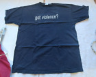 Marilyn Manson XL shirt got violence? Vintage faded