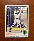 New ListingRobert Hassell Signed Auto 2022 Topps Heritage #111 Nationals Top Prospect