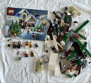 LEGO Creator 10199 Winter Village Toy Shop, Complete, Instruction, Light Brick