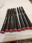 Golf Pride Cp2 Pro Grip Standard Black/Red Lot Of 8 Grips Good Condition Used