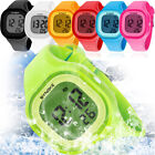 Men Women Digital Sports Watches LED Electron Waterproof Luminous Silicone Watch