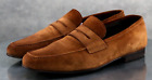 To Boot New York $385 Men's Penny Loafers Dress Shoes Size EU 11 US 12 Brown