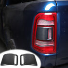 Rear Taillight Lamp Cover Trim Decor Bezels For Dodge Ram 1500 2018+Carbon Fiber (For: Ram)