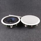 (2) Polk Audio RC80i 8'' Round In-Wall Ceiling 2-Way Speakers White Pair