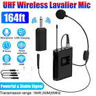 UHF Wireless Headset Microphone Lavalier Lapel Mic Bodypack Transmitter Receiver