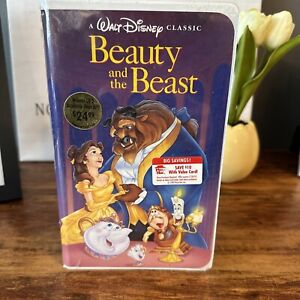 Beauty and the Beast (VHS,1992,Disney 'The Classics' Black Diamond) SEALED/NEW!