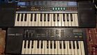 Casio Keyboard Lot SA-21 Partially Working SK-1 For Parts Or Repair