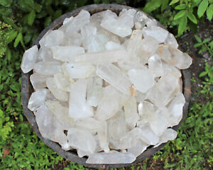 Bulk Wholesale 5 lb Lot CLEARANCE Natural Quartz Crystal Points (GREAT VALUE)
