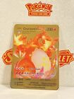 Charizard Vmax Gold Metal Pokémon Card- Collectible/Gift/Display