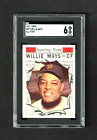 1961 Topps  Willie Mays  All  Star  #579   SGC  6  EX-NM  SF Giants