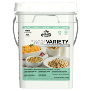 Emergency Survival Food Supply Kit Bucket Dinner Meal MRE 30 Day Dried Storage