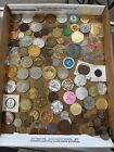 Vintage Junk Drawer Lot Coins Tokens Medals Etc #9