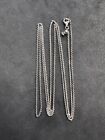 5.1g PANDORA Sterling Silver 925 Bolo Cable Chain 36” Jewelry lot Y