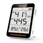 Temtop S1 Thermometer Indoor Hygrometer w/PM2.5 Air Quality Monitor AQI Detector