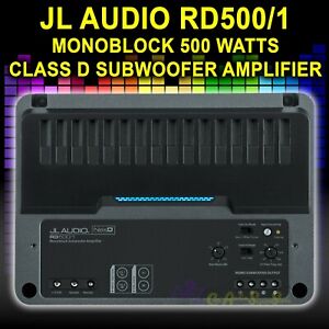 JL AUDIO RD500/1 CLASS-D RD SERIES CAR SUBWOOFER AMPLIFIER 500 W MONOBLOCK AMP