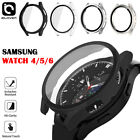 Samsung Galaxy Watch 6 4 5 40/44 Tempered Glass Protector Screen Case Full Cover