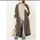 New With Tag Lauren Manoogian  LONG CARDIGAN Cottonn 100% Brown Length 82cm