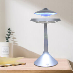 Levitating Floating Speaker Wired Magnetic Bluetooth Speaker UFO LED Lamp NEW US