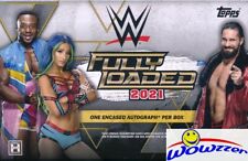 2021 Topps WWE Fully Loaded Factory Sealed HOBBY Box- Encased AUTO or AUTO/RELIC