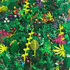 LEGO 50 Pieces Trees Plants Shrubs Leaves Bushes Flowers Foliage - Random Lot