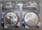 New Listing2021 Type 1 and Type American Silver Eagle Dollars 2 Coin Set MS70 First Strike