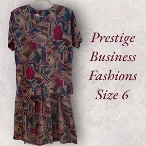Prestige Business Fashions 2 Piece Top & Skort Set Size 6