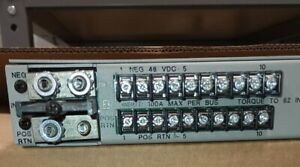 A Fuse Panel Telect 48V /100A dual back feeding 10/10