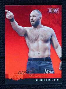 2022 Skybox Metal Universe AEW All Elite Wrestling PMG Red 69/90 Jon Moxley #17