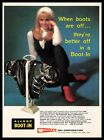 1968 Allsop Boot-In Ski Boot Carrier Garcia Ski Corp Teaneck New Jersey Print Ad
