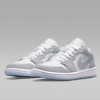 Nike Women's Air Jordan 1 Low Shoes 'White/Wolf Grey' (DC0774-105)