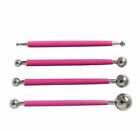 4 pcs/sets Portable Clay Sculpting Tool Set Stainless Steel Ball Moulding Tools
