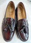 Cole Haan Shoes Mens 7 Pinch Burgundy Tassel Leather Loafers Dress Slip On